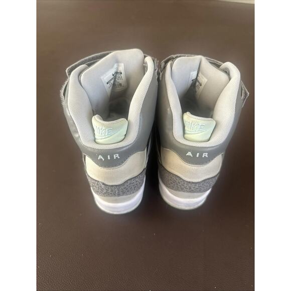Nike Air Revolution Sky Hi Wedge Gray Shoes Women 7.5 Grey / Sea Foam 2014 Rare - Picture 2 of 9